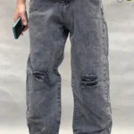 شلوار لی طرحدار کاستوم در ارزان ترین فروشگاه لباس مردانه در مشهد شاملومن