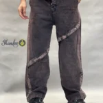 شلوار لی طرحدار کاستوم در ارزان ترین فروشگاه لباس مردانه در مشهد شاملومن