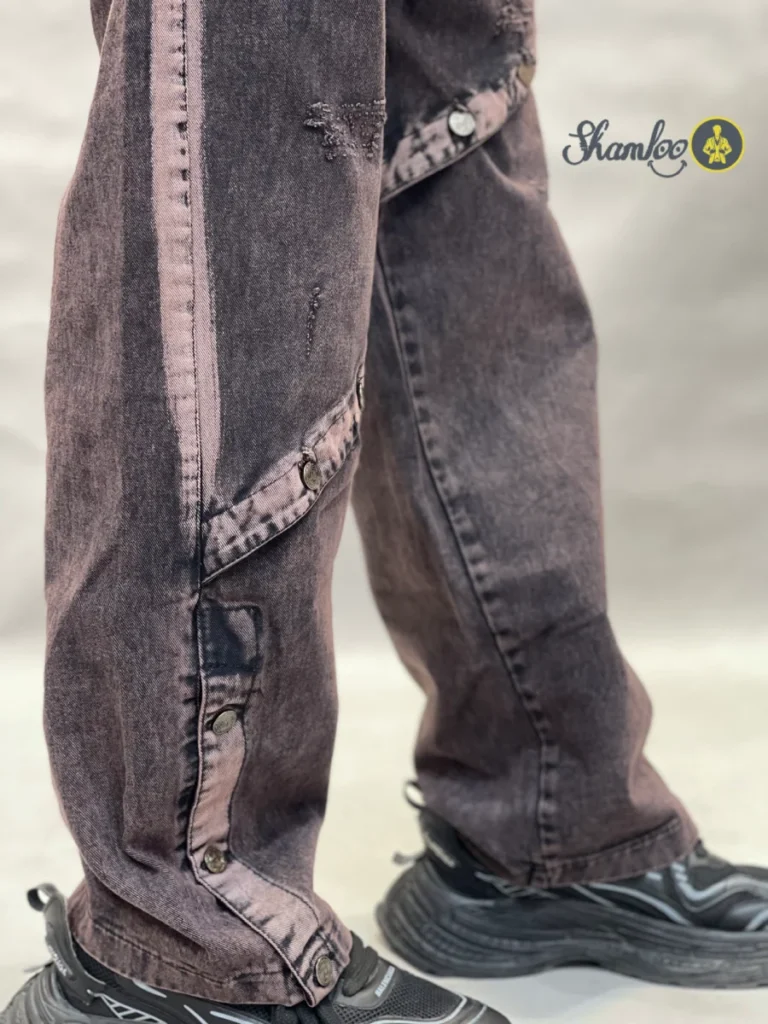 شلوار لی طرحدار کاستوم در ارزان ترین فروشگاه لباس مردانه در مشهد شاملومن